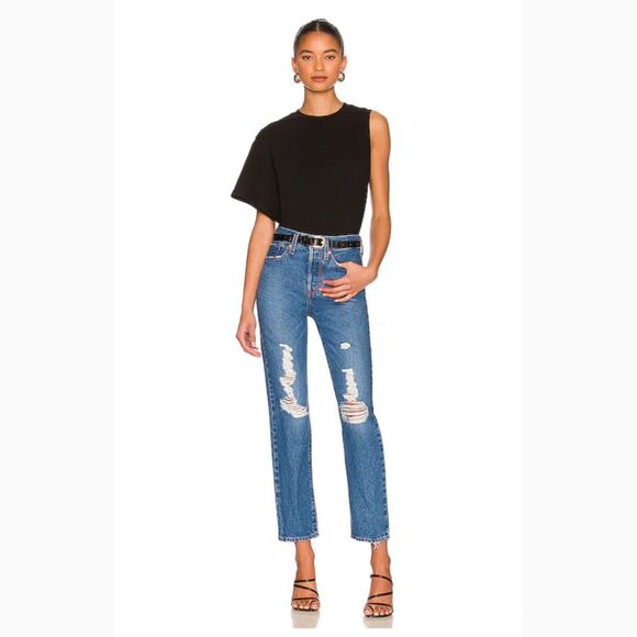 Levi's Premium Wedgie Fit Jeans in Oxnard Drive, Size 25, Button Fly - Picture 1 of 14